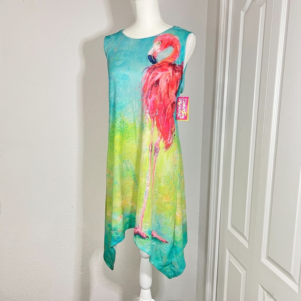 Leoma Lovegrove Flamingo Sleeveless Cover up Dress